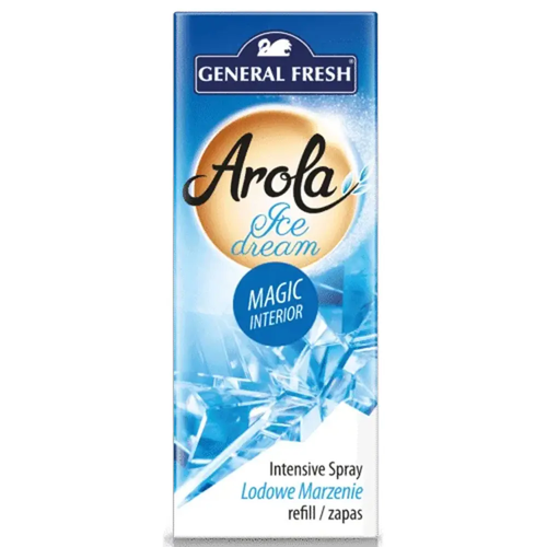 Zdjęcie produktu Zapas do Odświeżacza Powietrza Magiczna Szyszka General Fresh Arola Intensive Spray Lodowe Marzenie 40 ml