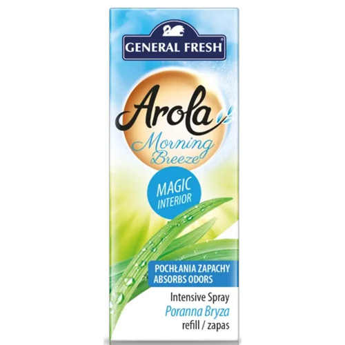 Zdjęcie produktu Zapas do Odświeżacza Powietrza Magiczna Szyszka General Fresh Arola Intensive Spray Poranna Bryza 40 ml