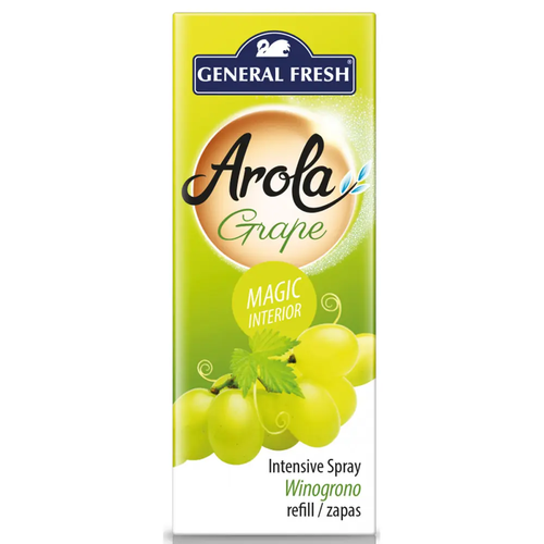 Zdjęcie produktu Zapas do Odświeżacza Powietrza Magiczna Szyszka General Fresh Arola Intensive Spray Winogrona 40 ml