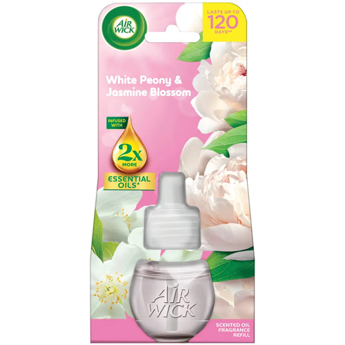 Zdjęcie produktu Odświeżacz Powietrza Elektryczny Air Wick Piwonia i Kwiat Jaśminu Zapas 19 ml