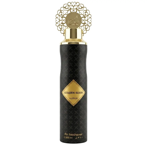 Zdjęcie produktu Odświeżacz Powietrza Dubajski Zapach do Domu Nusuk Golden Eliksir Spray 300ml