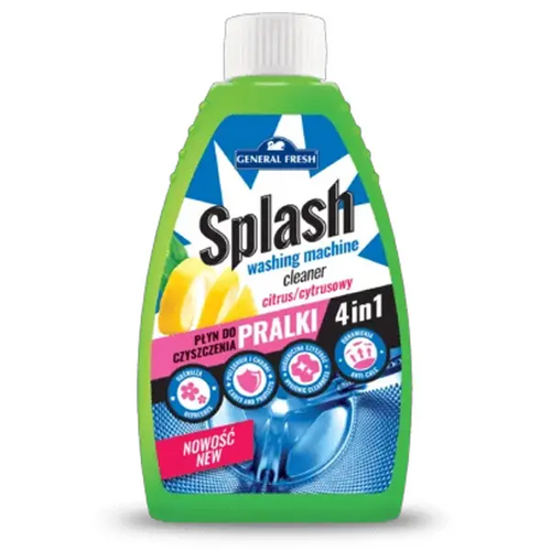 Zdjęcie produktu Płyn do Czyszczenia Pralki General Fresh Splash Kamień Zapach Citrus Cytrusowy 4in1 250ml