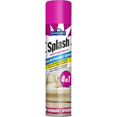 Zdjęcie produktu Pianka do Dywanów i Tapicerek Pranie Mechaniczne General Fresh Odplamiacz Czysty Dom 300ml