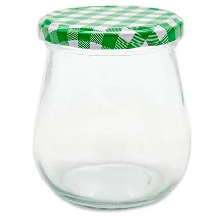 Zdjęcie produktu Słoik Szklany Baryłka z Zakrętką na Przetwory Przyprawy 250 ml mix kolor 1 szt.