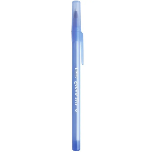 Zdjęcie produktu Długopis BIC Round Stic z Niebieskim Wkładem Nie Rozmazuje się Wysoka Jakość 1 szt.