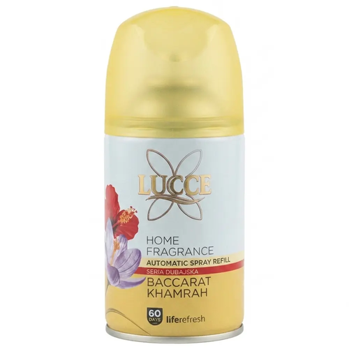 Zdjęcie produktu Odświeżacz Powietrza Automatyczny Lucce Baccarat Khamrah Spray Wkład Zapas na 60 dni 250 ml