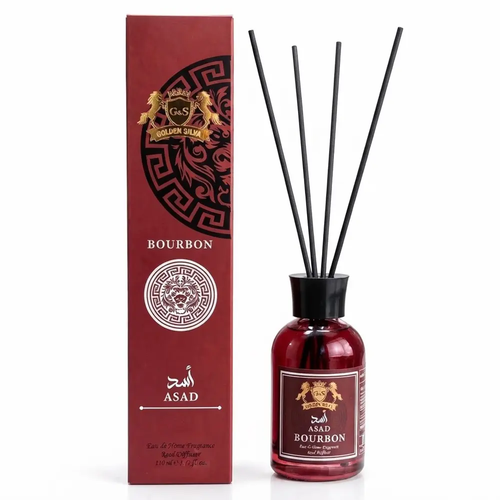 Zdjęcie produktu Odświeżacz Powietrza Dyfuzor na Patyczki Golden Silva Asad Bourbon 110ml 