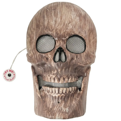 Czaszka Stojąca LED Halloween Velnel Wydaje Dzwięki Baterie w Komplecie