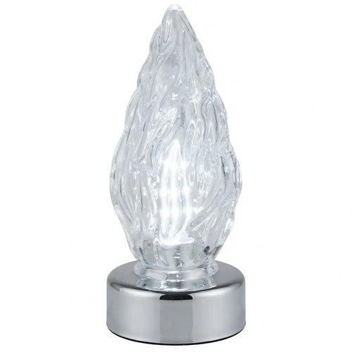 Wkład Znicz Świeca LED Szyszka Srebrny z Ruchomym Płomieniem Białe Światło Lampa Dekoracyjna 7,2x15cm 