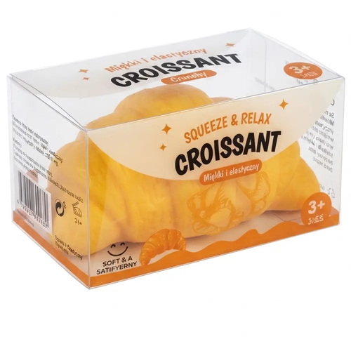 Zdjęcie produktu Gniotek Antystresowy Strzelający Croissant Gniotka Zabawka Sensoryczna do Ściskania 1 szt.