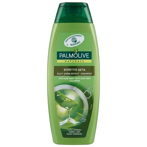 Szampon do Włosów Palmolive Naturals Silky Shine Effect z Aloesem Włosy Normalne 350 ml