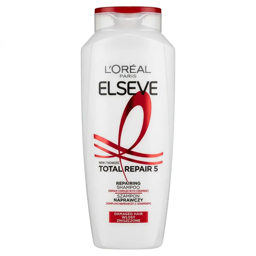 Szampon do Włosów Loreal Elseve Total Repair 5 Kompleks Naprawczy z Ceramidem Włosy Zniszczone 400ml
