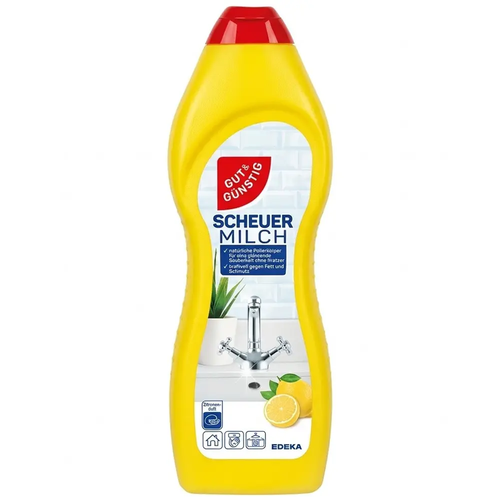 Uniwersalne Mleczko do Czyszczenia Łazienki Kuchni Cytrynowe 750 ml