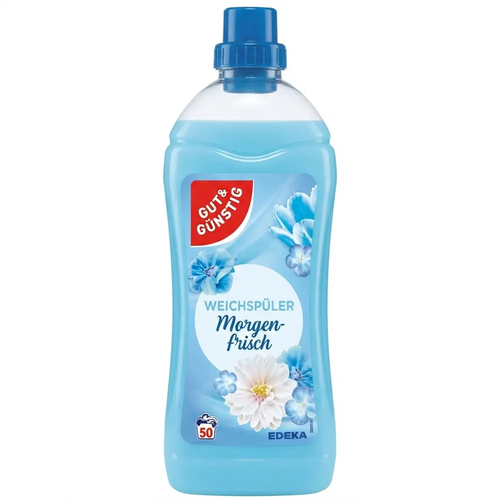 Płyn do Płukania Tkanin G&G Morgenfrisch niebieski na 50 Prań 1,5 L  