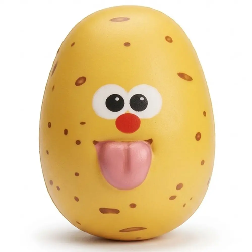 Gniotek Antystresowy Ziemniak z Języczkiem Potato Squishy mix wzór 1 szt.