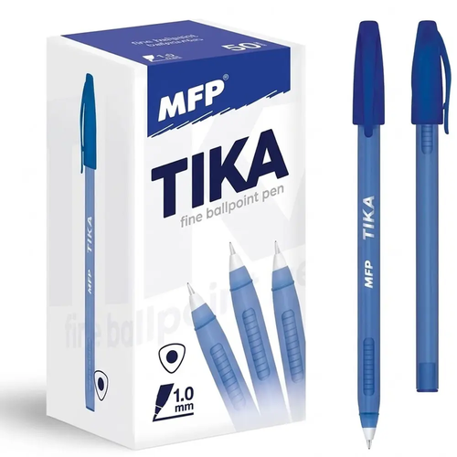 Długopis Tika Niebieski do Pisania Szkoły Biura Kreska 1,0 mm Uniwersalny